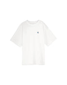 Défier oversize T-Shirt with Rooster Patch in off-white