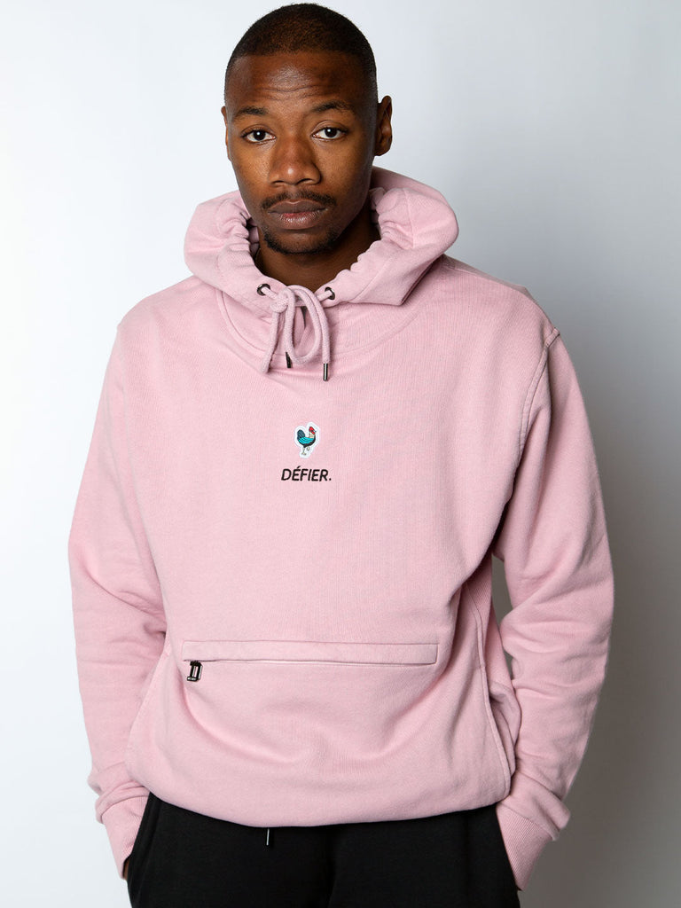 Défier Acid Washed Hoodie lilac